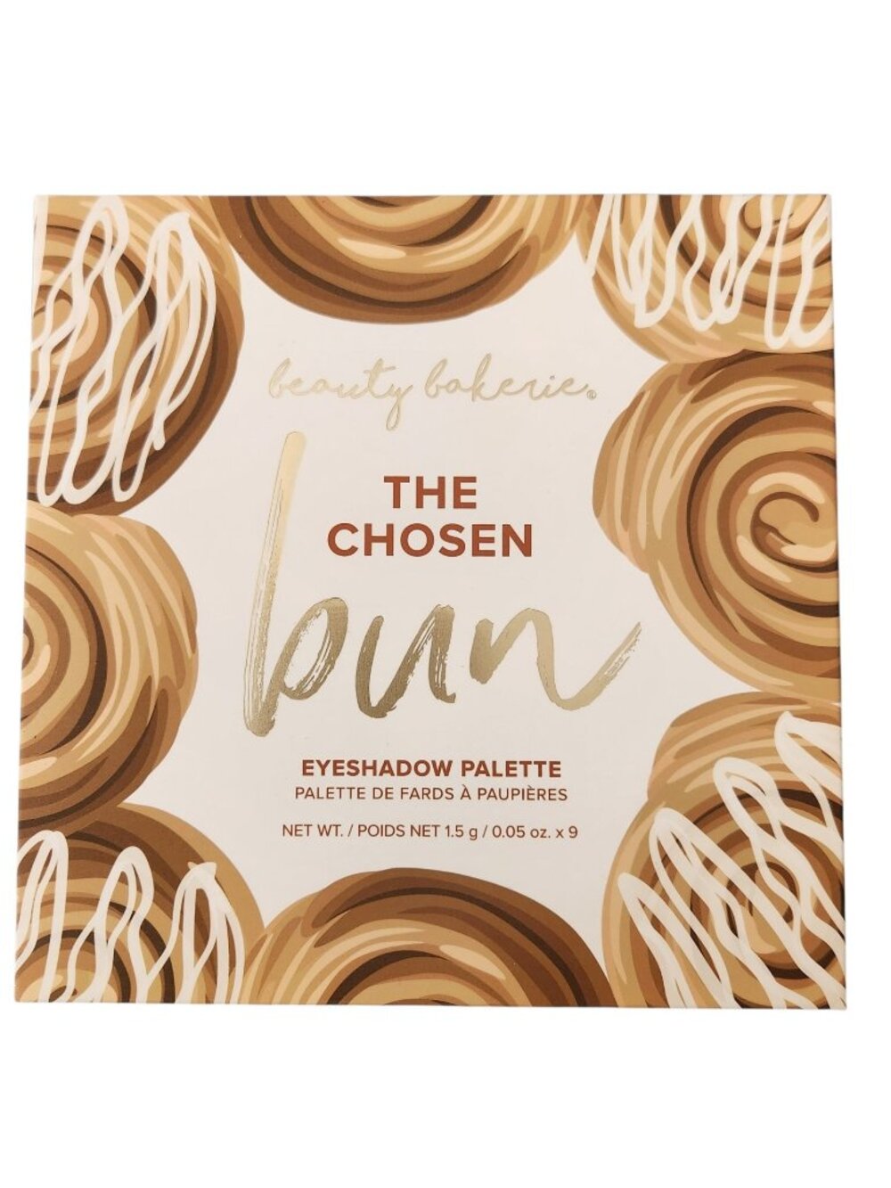 Beauty Bakerie The Chosen Bun Eyeshadow Palette 9-Pan Neutral Warm Tones New